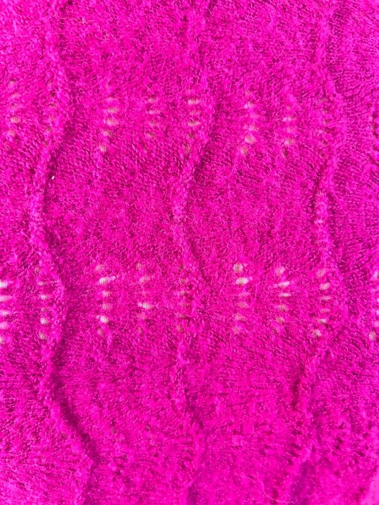 King Louie maat L mooie warme fuchsia roze trui 3504, Kleding | Dames, Truien en Vesten, Maat 42/44 (L), Ophalen of Verzenden
