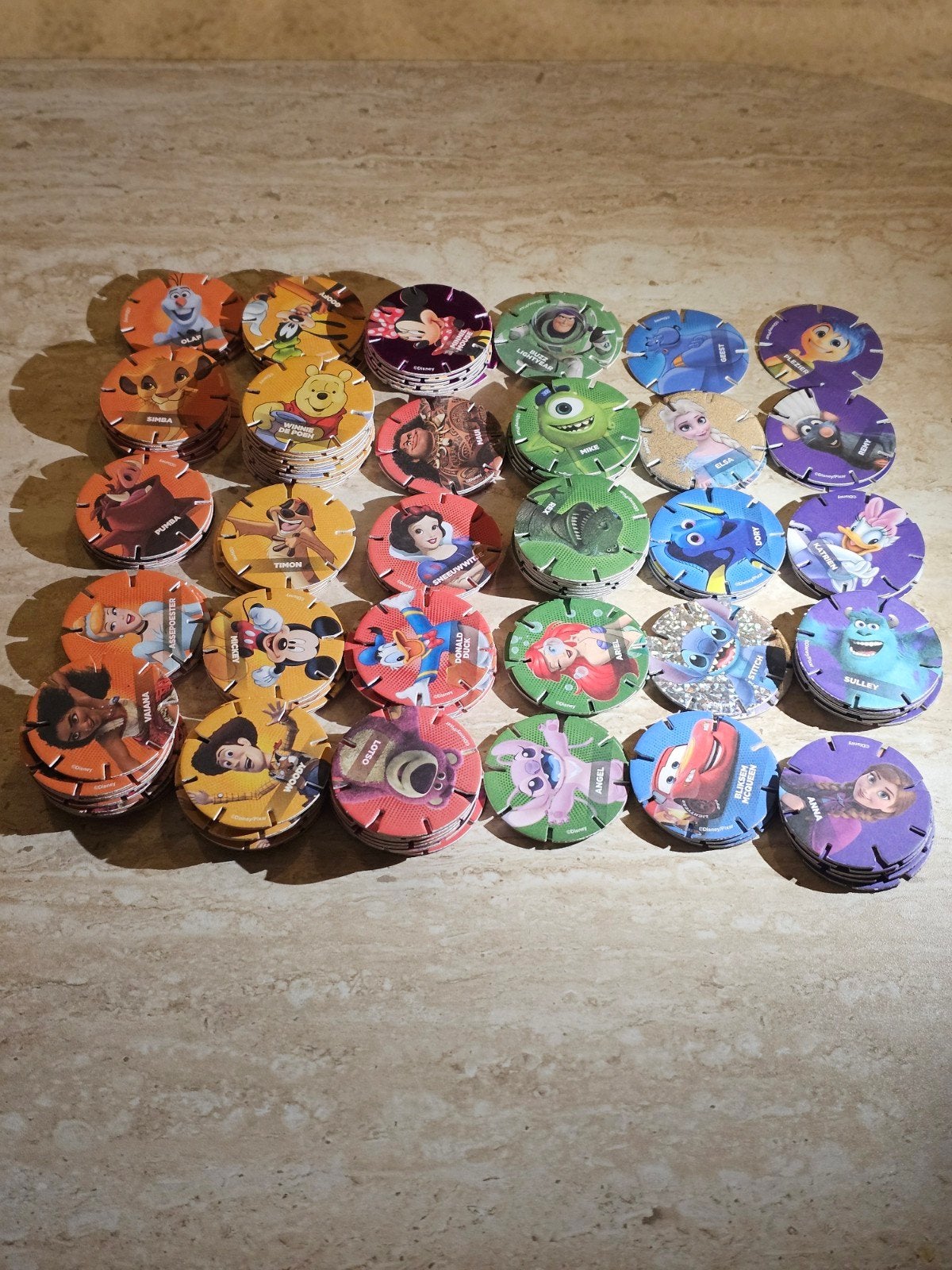 Verschillende Disney Diskeyz Figuren Albert Heijn, Verzamelen, Ophalen of Verzenden, Nieuw, Overige typen
