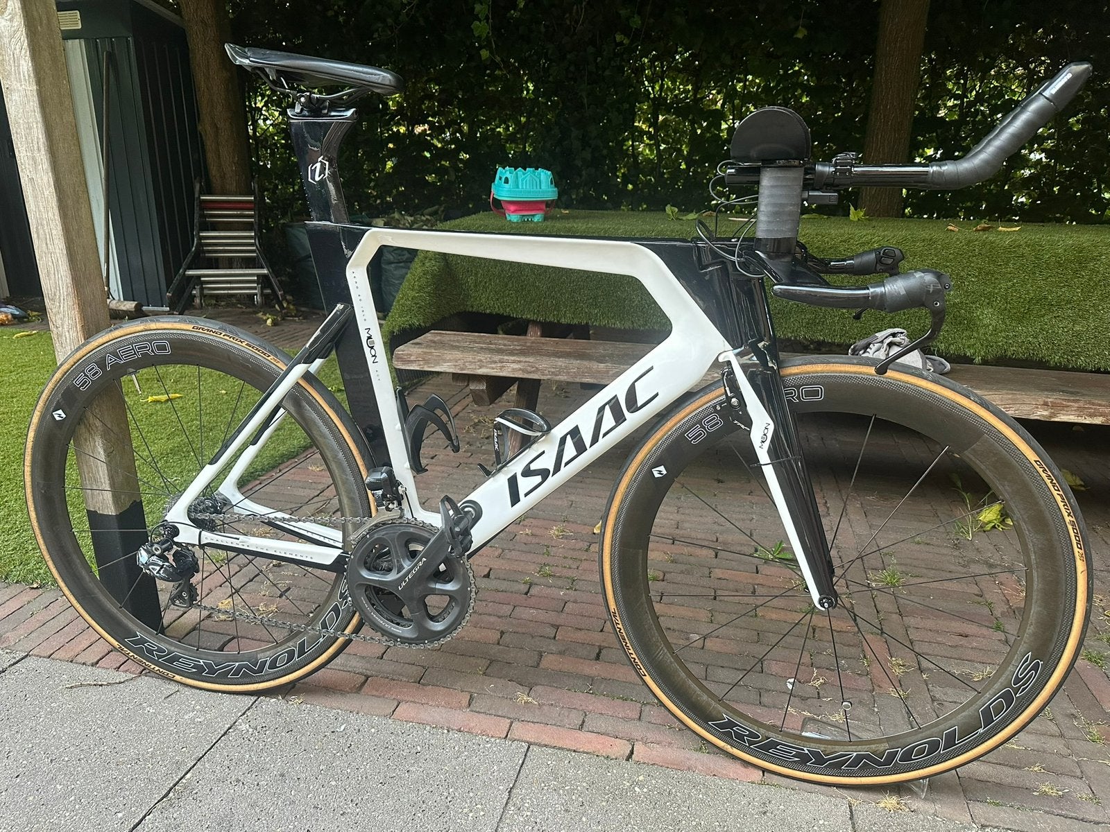 Triathlon fiets, Minder dan 10 versnellingen, Aluminium, Zo goed als nieuw, Ophalen