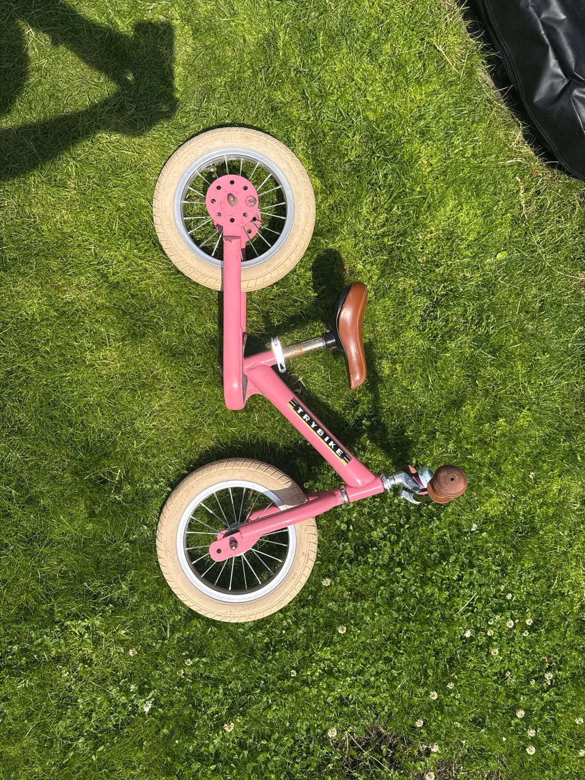 Trybike loopfiets roze, Ophalen of Verzenden, Gebruikt, Minder dan 16 inch