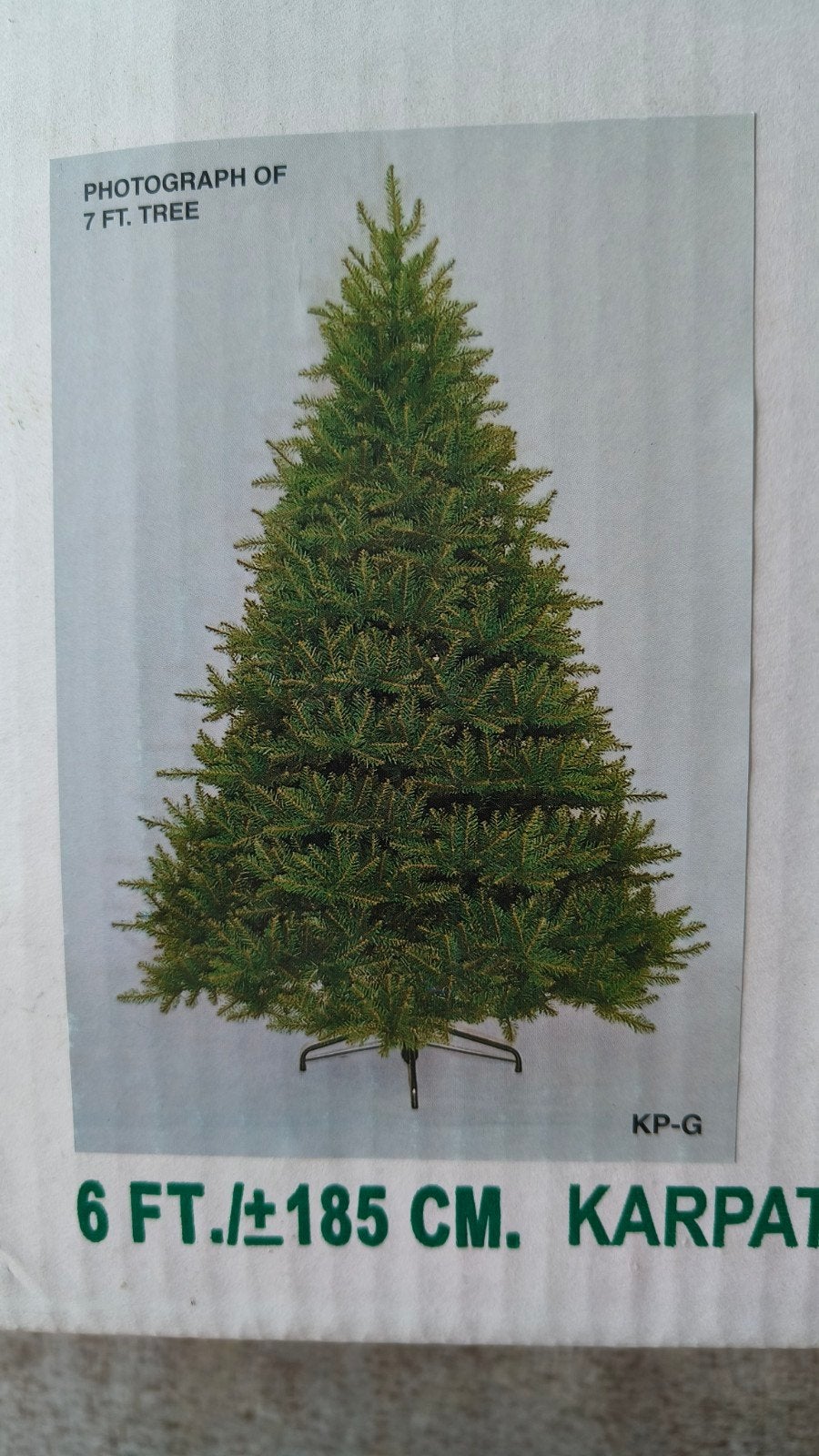 Kerstboom 185cm hoog 121cm diameter zgan, Ophalen of Verzenden, Zo goed als nieuw