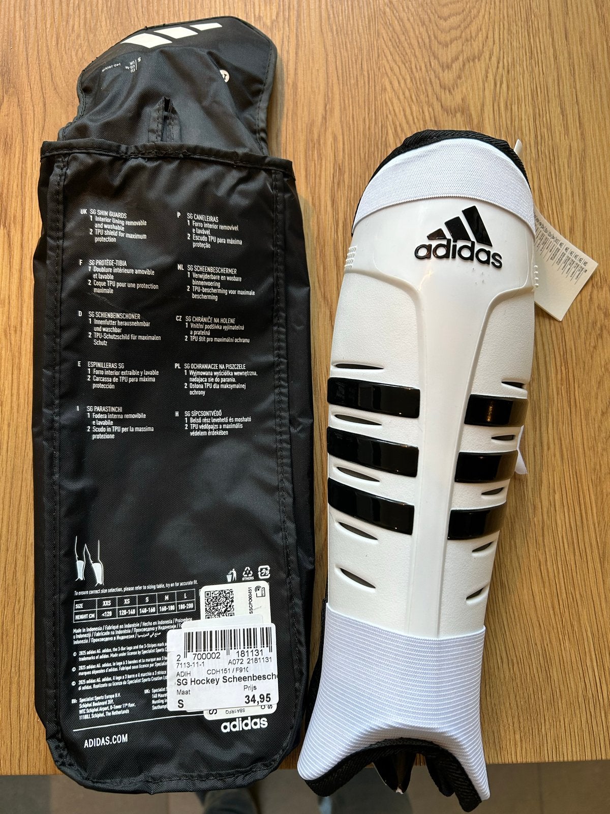 Adidas Hockey Scheenbeschermers Maat S, Ophalen, Nieuw