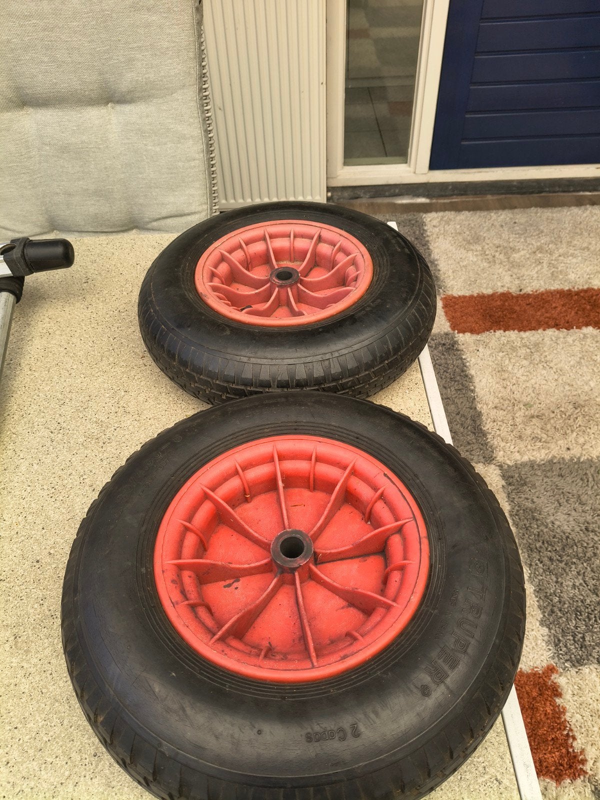 Te koop 2 transport wielen voor rive transport systeem, Ophalen of Verzenden