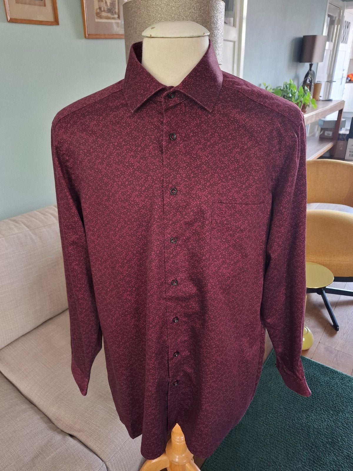Olymp overhemd boordmaat 44 nieuwstaat, Kleding | Heren, Ophalen of Verzenden, Zo goed als nieuw, Olymp, Halswijdte 43/44 (XL)