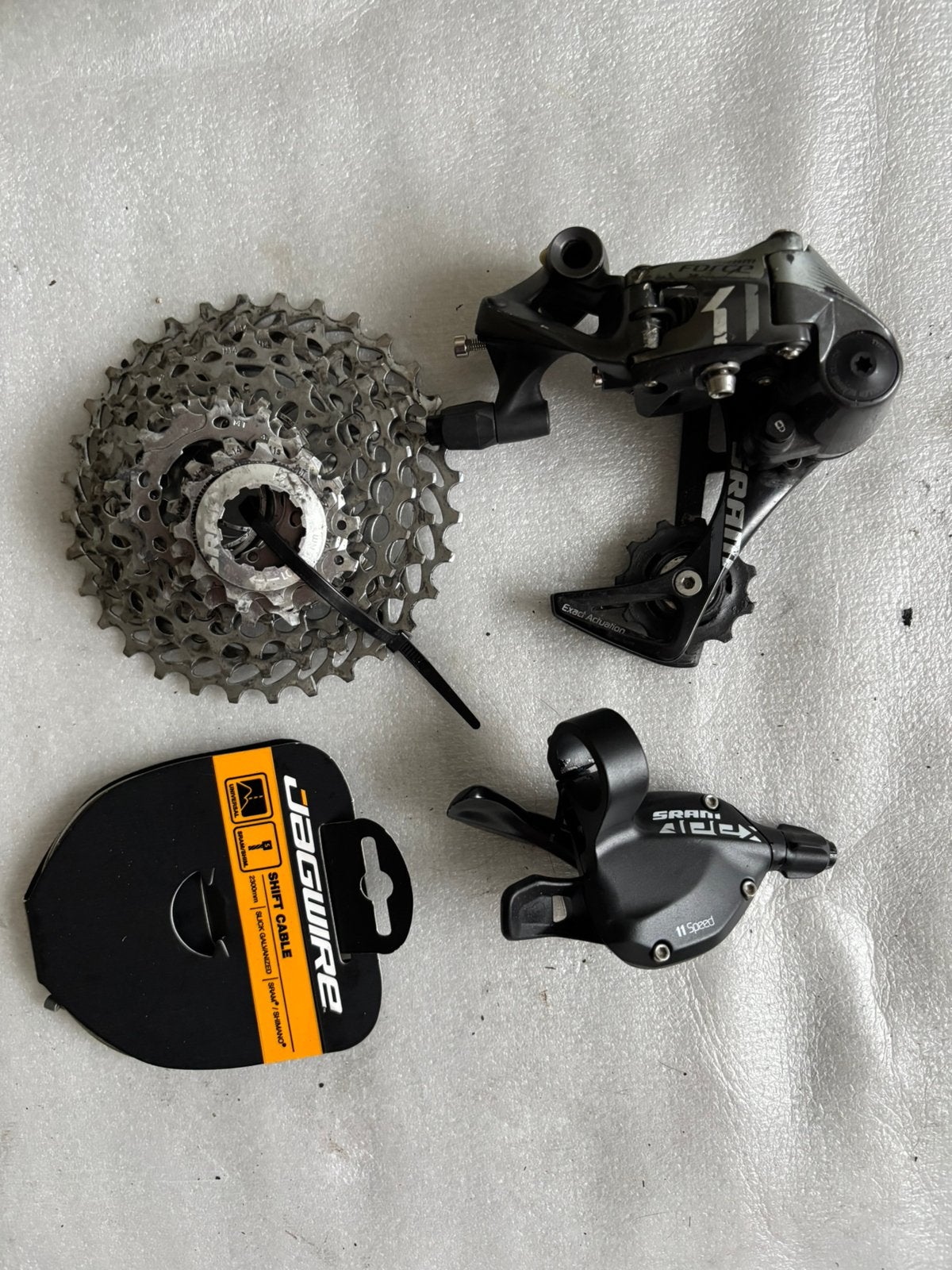 Sram force mini groupset 11 speed thimbshift / flatbar, Ophalen of Verzenden, Zo goed als nieuw