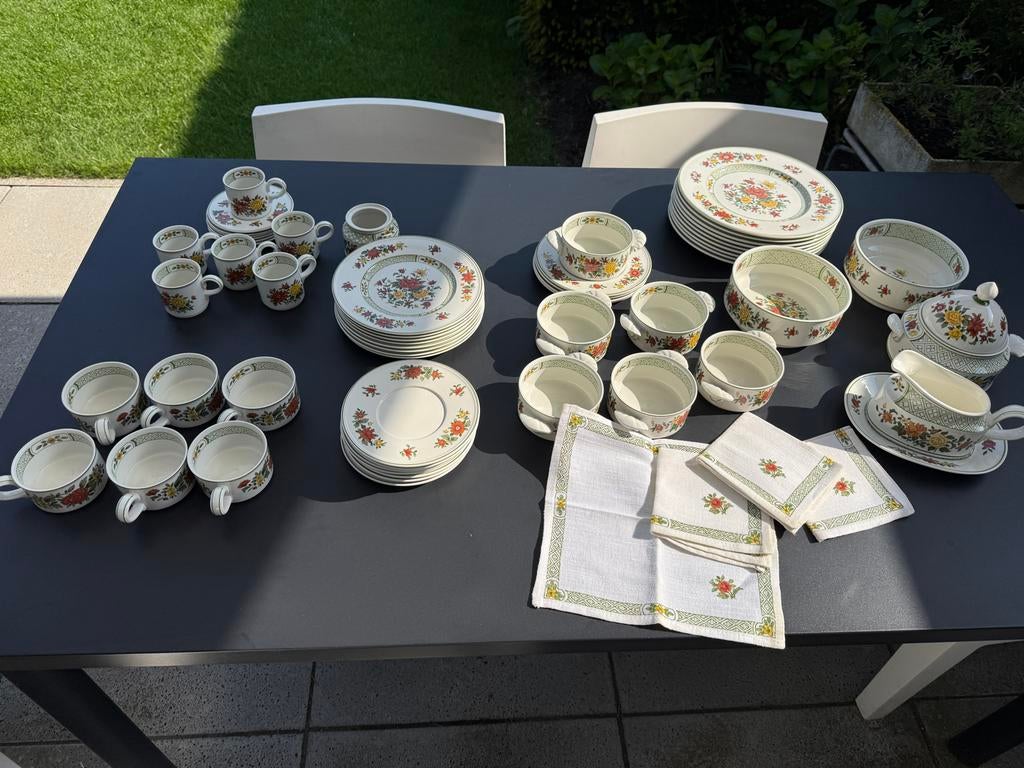Servies Villeroy&Boch “Summerday”, Ophalen, Gebruikt, Overige stijlen, Porselein
