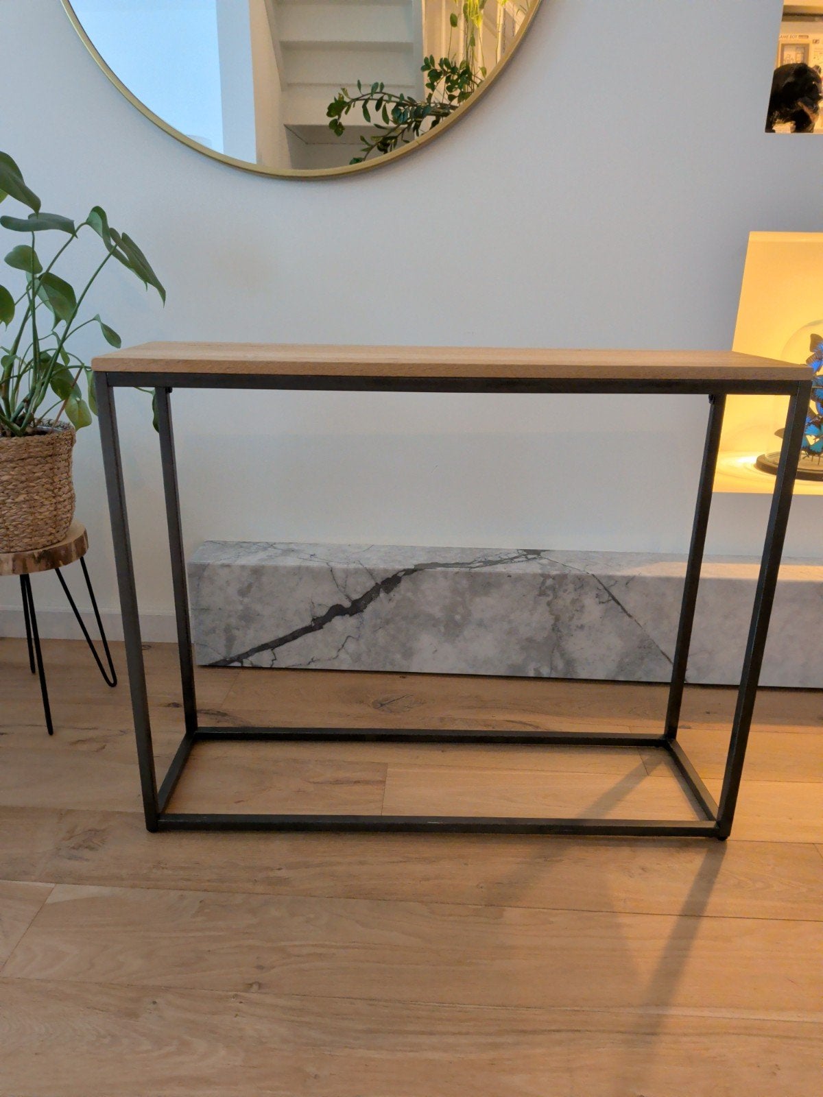 Sidetable wandtafel, Ophalen, 25 tot 50 cm, Rechthoekig