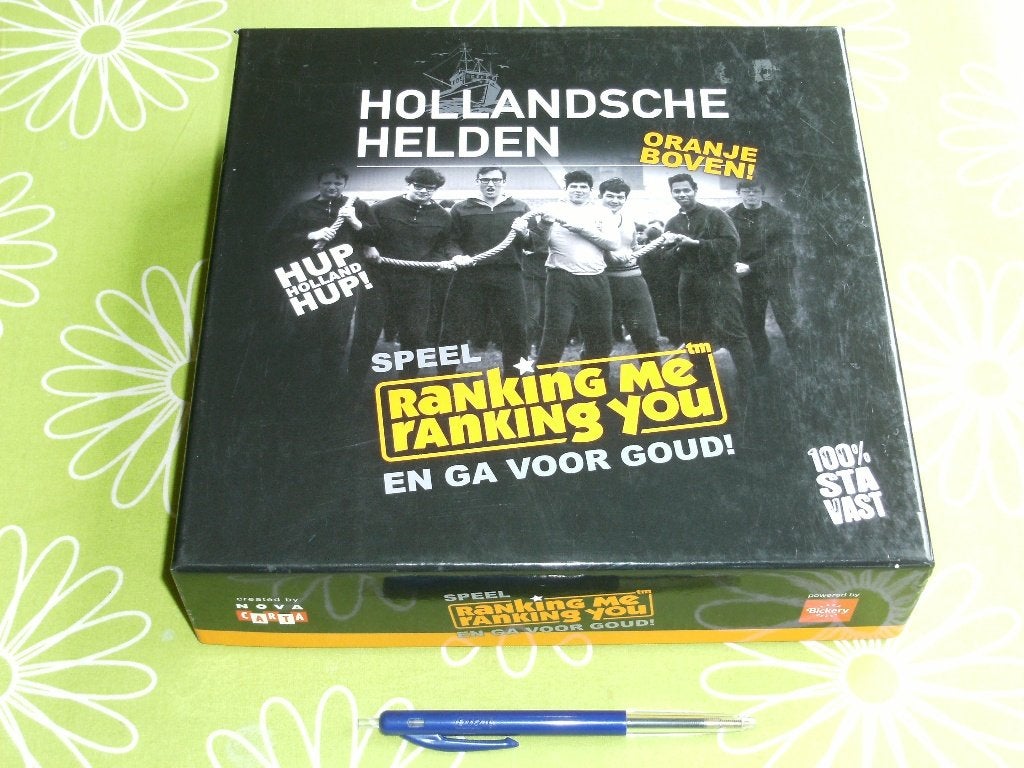 Ranking me Ranking you - Hollandsche Helden, Hobby en Vrije tijd, Gezelschapsspellen | Bordspellen, Vijf spelers of meer, Ophalen of Verzenden