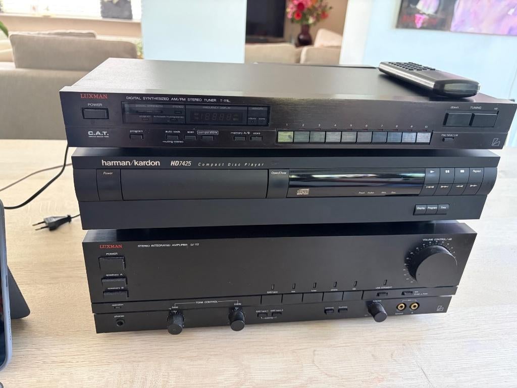 Stereoset Harman/Kardon en Luxman, Audio, Tv en Foto, Stereo-sets, Ophalen, Gebruikt, Tuner of Radio, Overige merken