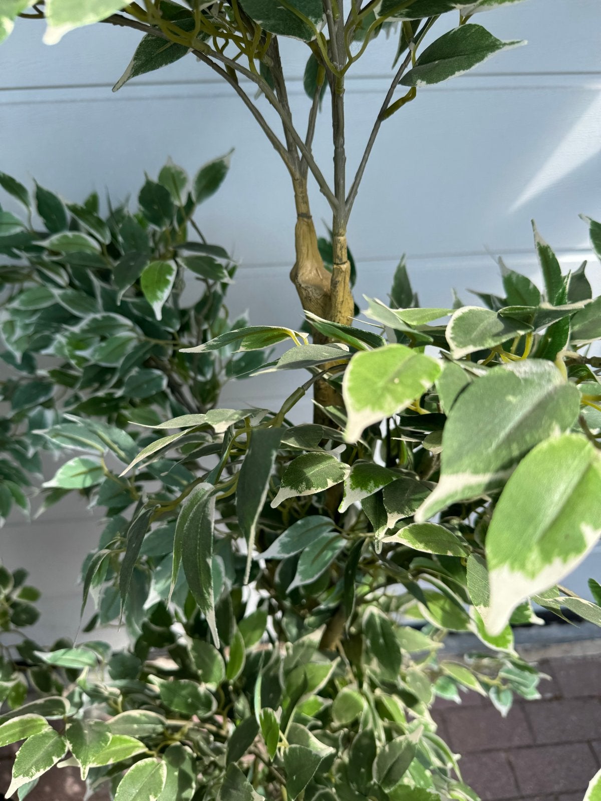 Drie kunststof bomen 160cm hoog - prijs per boom, Ophalen, Binnen, Groen, Kunstplant