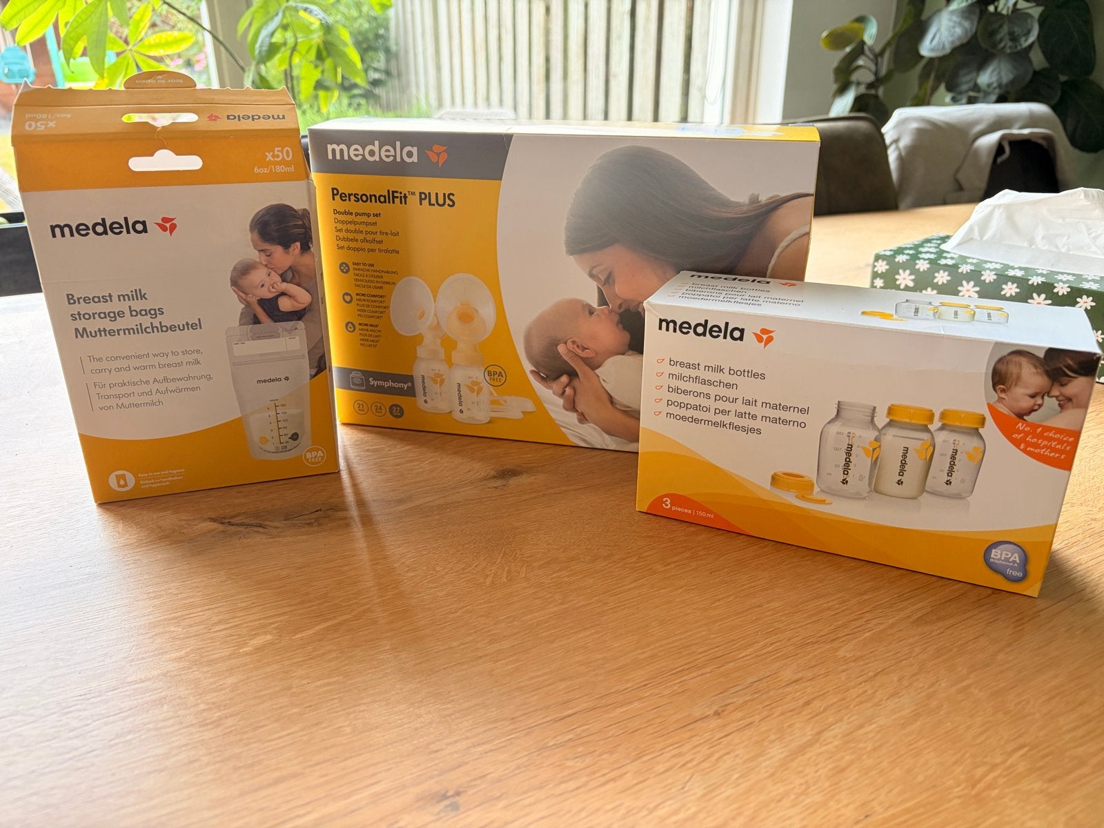 Medela afkolfset (dubbel) met accessoires, Ophalen, Zo goed als nieuw, Borstkolf, Medela