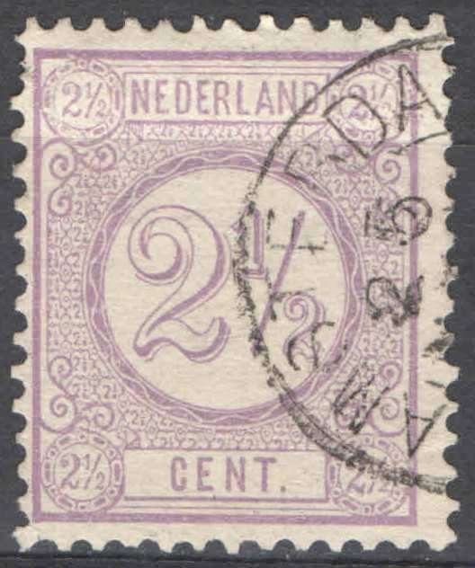 Nederland NVPH nr 33 gestempeld Cijfer 1876, Ophalen of Verzenden, T/m 1940, Gestempeld