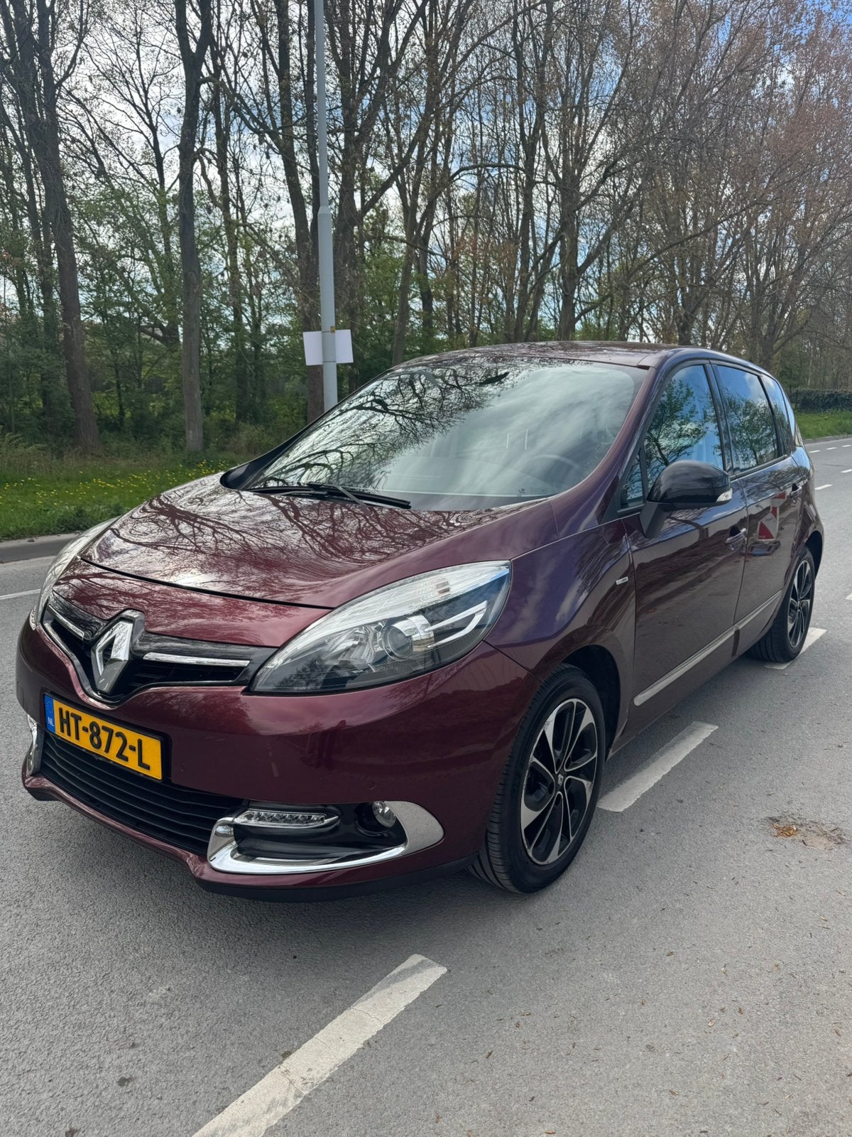 Renault Scénic 1.2 TCE Bose Camera Navi PDC Cruise 2016 NAP, Auto's, Voorwielaandrijving, 4 cilinders, Leder en Stof, Origineel Nederlands