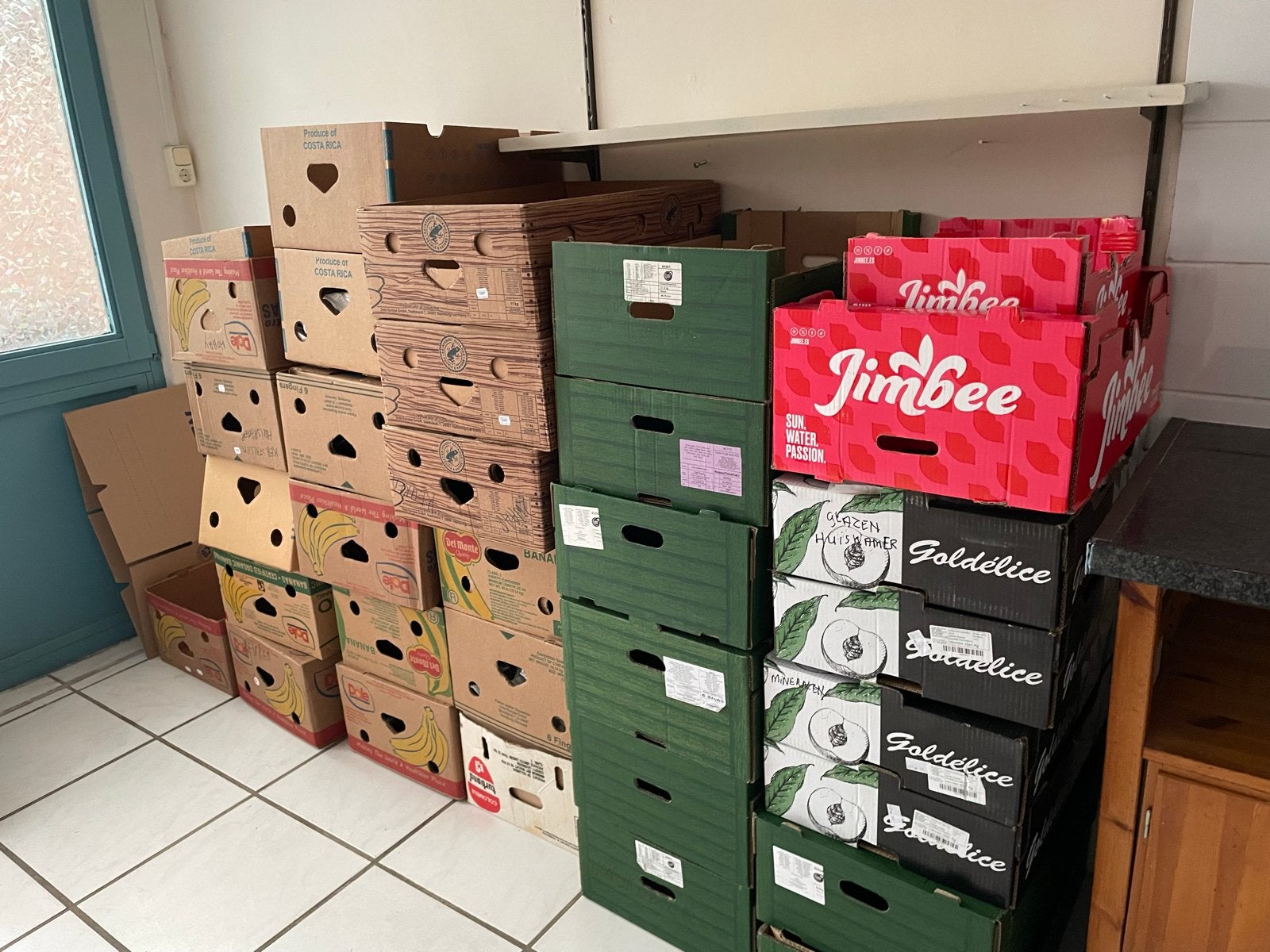 Gratis! Div. gebruikte dozen +kratten voor opslag/verhuizing, Ophalen, 40 tot 60 cm, 50 tot 75 cm, 35 tot 50 cm