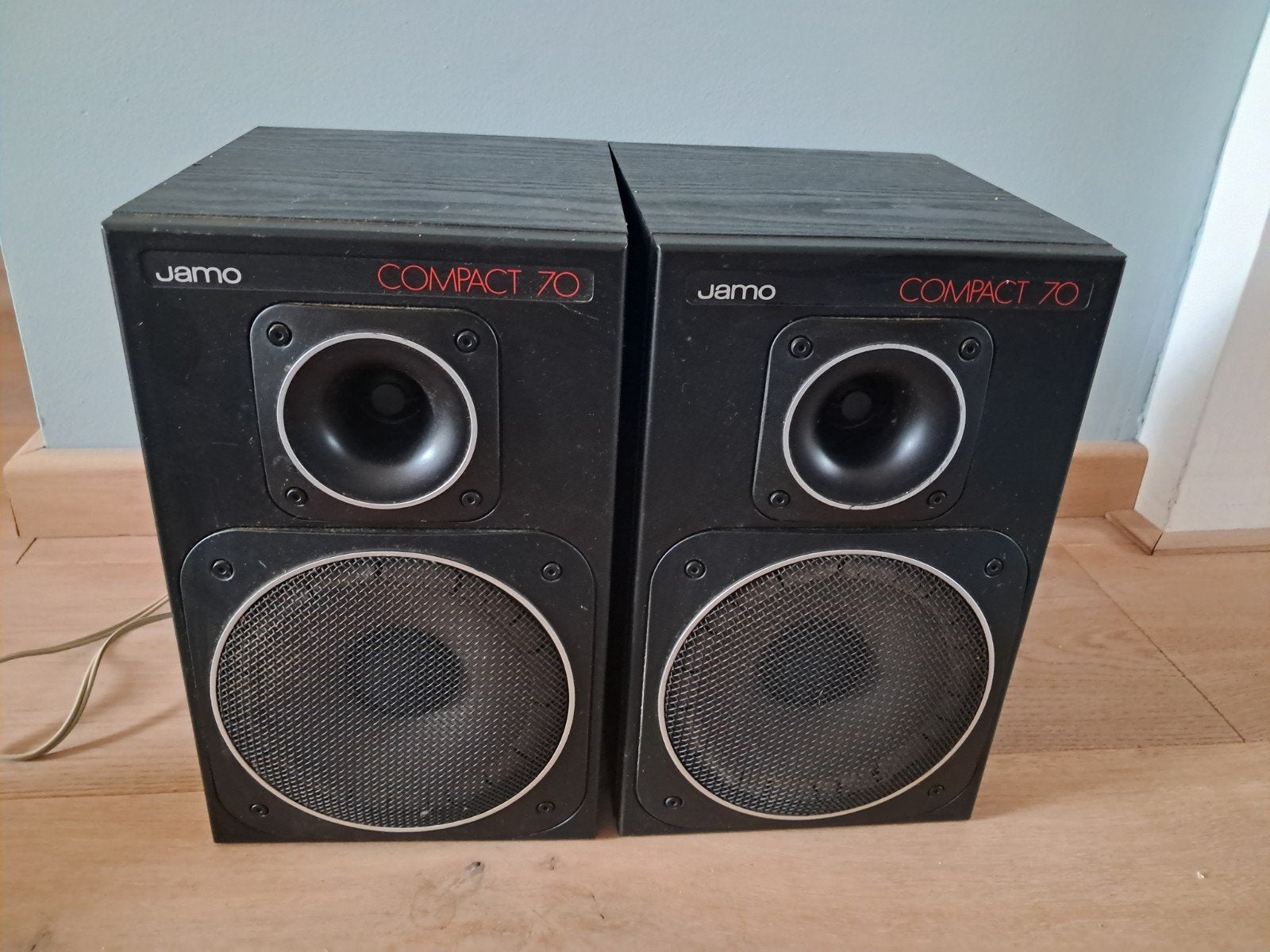 Jamo Compact 70 Boekenplank Luidsprekers - Vintage Geluid, Audio, Tv en Foto, Luidsprekers, Gebruikt, Ophalen of Verzenden, 60 tot 120 watt
