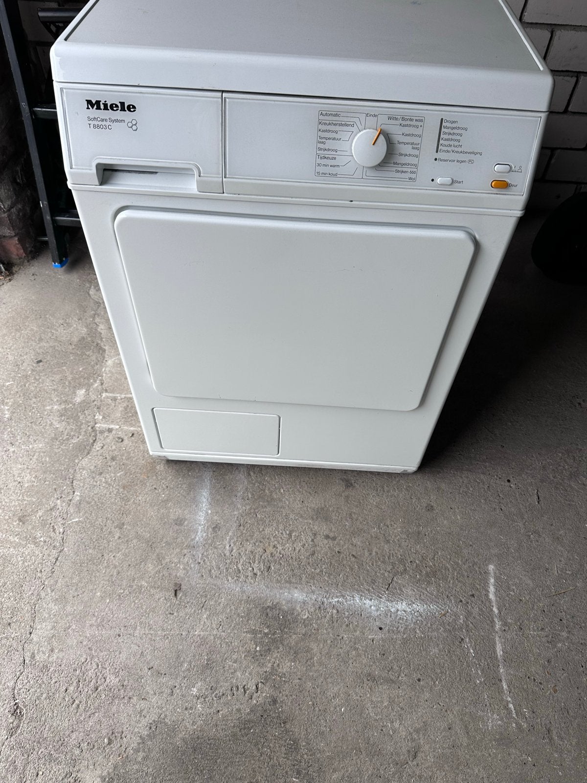 Miele SoftCare System  Condensdroger, Witgoed en Apparatuur, Ophalen, 6 tot 8 kg, Gebruikt, Voorlader