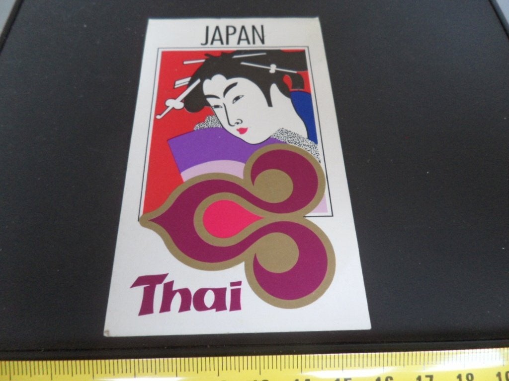 sticker JAPAN Thai, Ophalen of Verzenden, Zo goed als nieuw