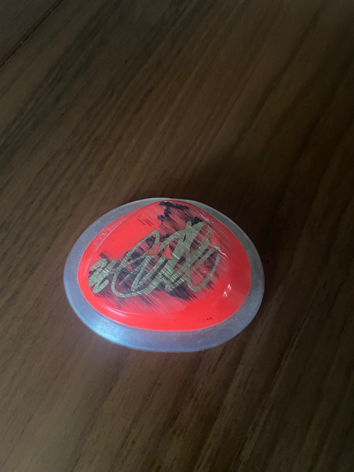 Marco Bezzecchi 2024 Gedragen Elleboog Slider Gesigneerd, Ophalen, Gebruikt, Motoren