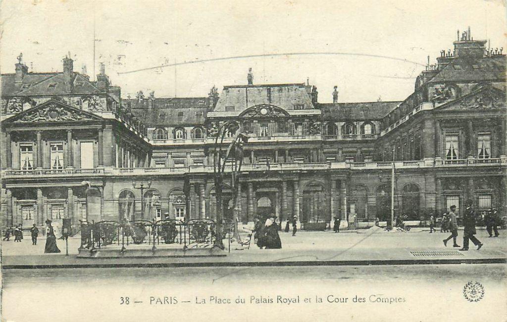 701-469-043 Paris Place du Palais Royal, Verzenden, Voor 1920, Frankrijk