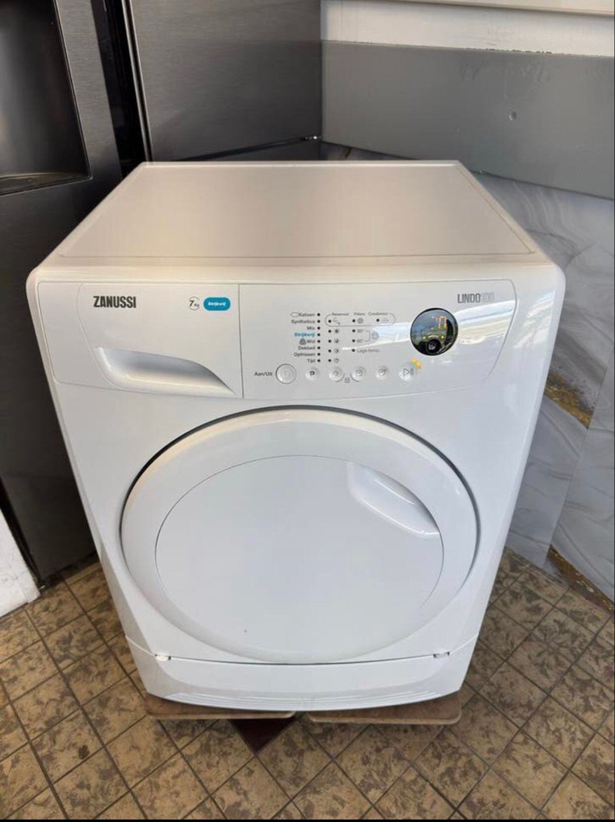 Zanussi Wasdroger 7 kg Lindo 100 in goede staat, Witgoed en Apparatuur, Wasdrogers, Ophalen of Verzenden, Zo goed als nieuw