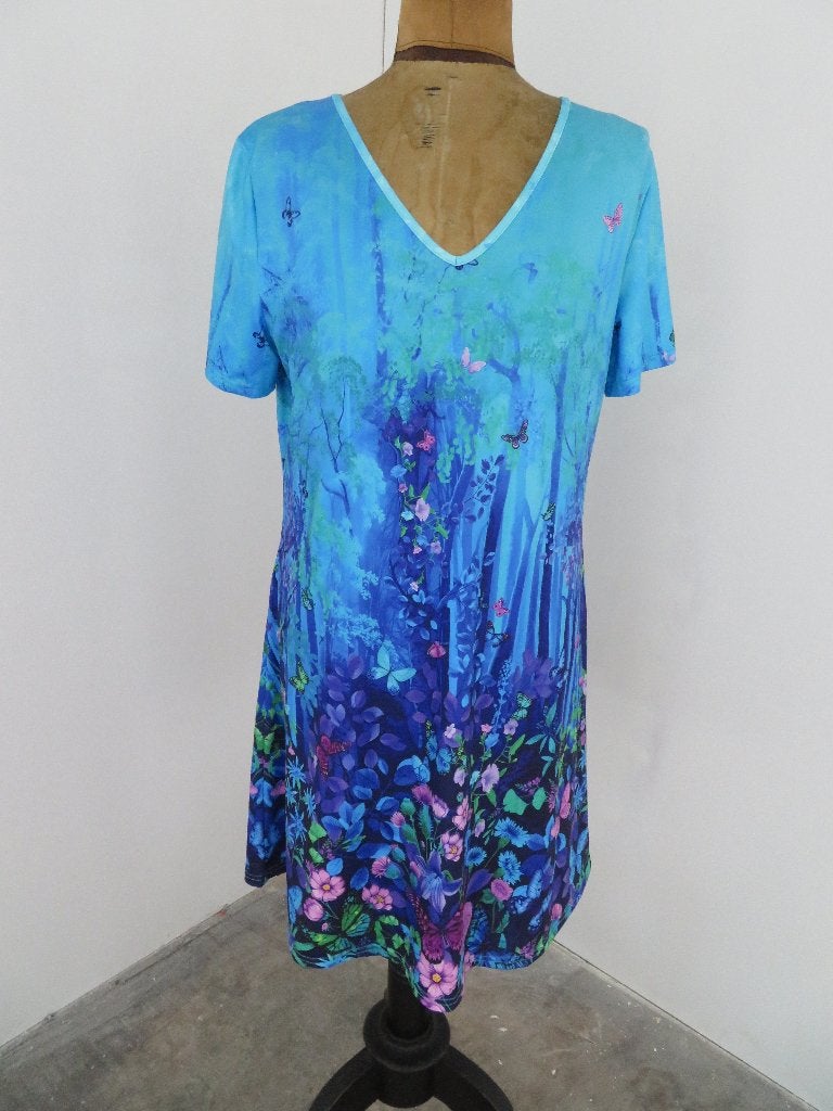 Dames jurk nieuw maat XL blauw, Blauw, Maat 46/48 (XL) of groter, Nieuw, Ophalen of Verzenden