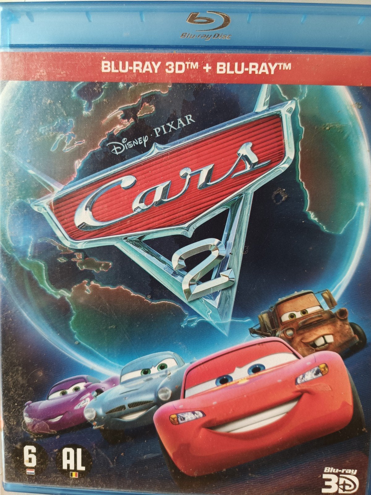 Cars 2 Bluray NL ZG Disney Pixar LET OP!! GEEN 3D!!, Cd's en Dvd's, Blu-ray, Ophalen of Verzenden, Gebruikt, Kinderen en Jeugd