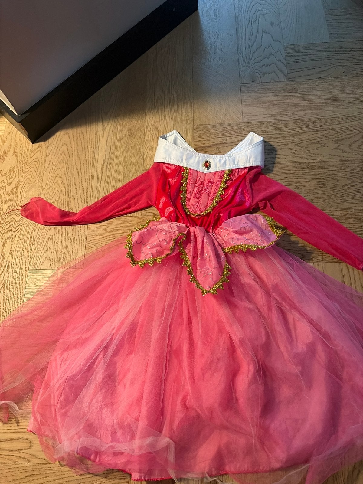 Prinsessenjurk roze maat 130, Kinderen en Baby's, Ophalen of Verzenden, Zo goed als nieuw, Meisje