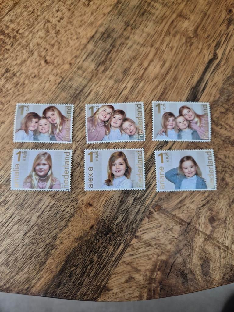 Nederlandse Postzegels Prinsessen Amalia, Alexia, Ariane, Postzegels en Munten, Ophalen of Verzenden, Na 1940, Postfris
