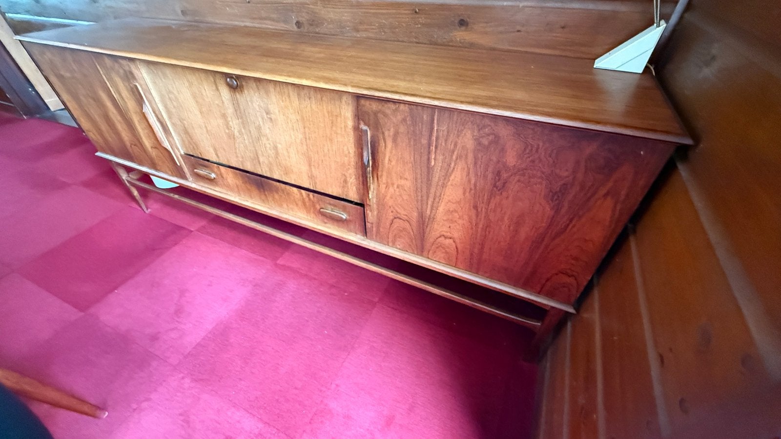 Vintage Deens design dressoir van palissanderhout, Ophalen