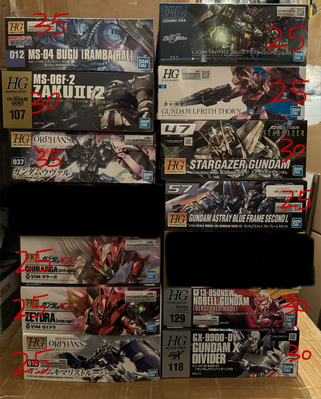 Bandai HG series 1/144 gundam gunpla kit, Ophalen of Verzenden, Nieuw, 1:50 of kleiner, Figuur of Figuren