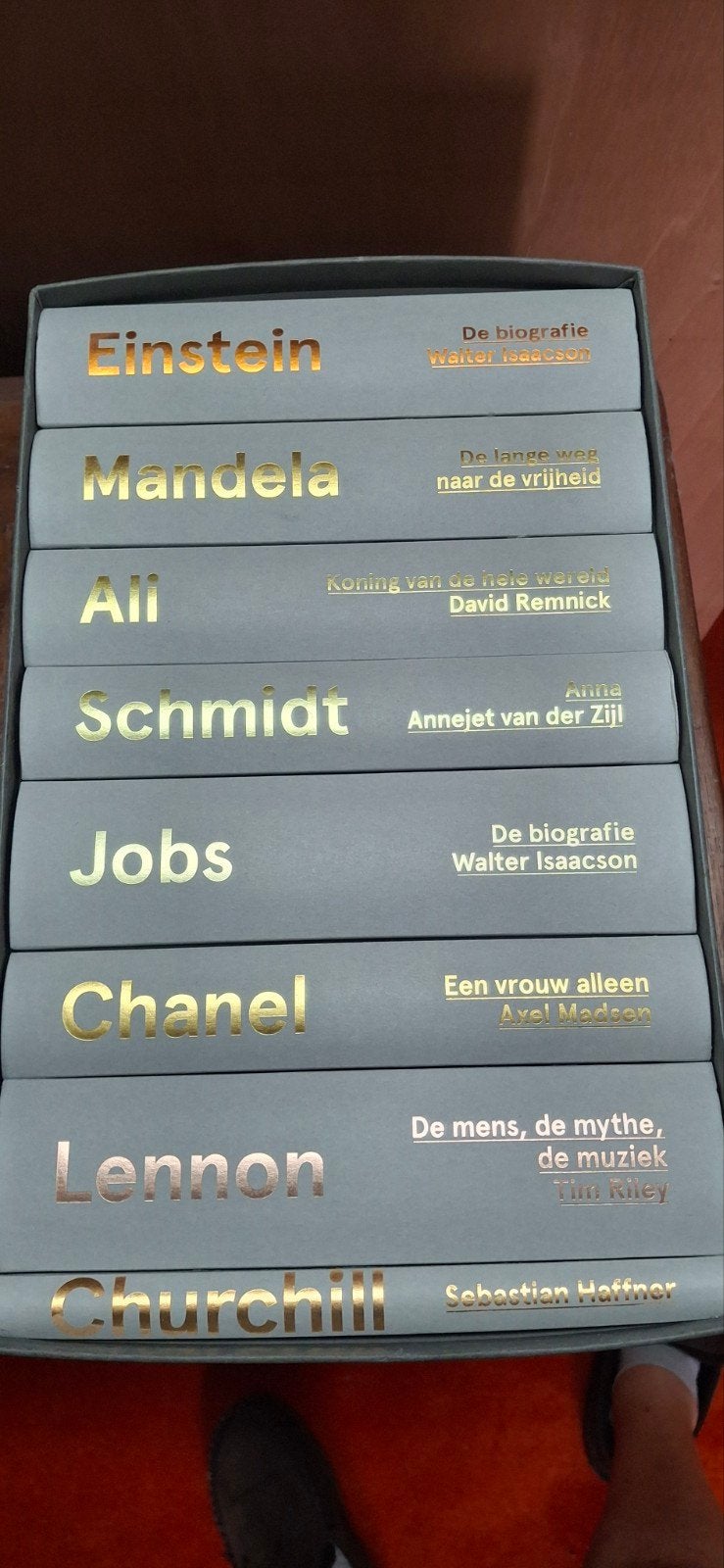 Markante Mensen Briljante Biografieën - 8-delige set, Ophalen of Verzenden, Zo goed als nieuw, Diverse auteurs, Kunst en Cultuur