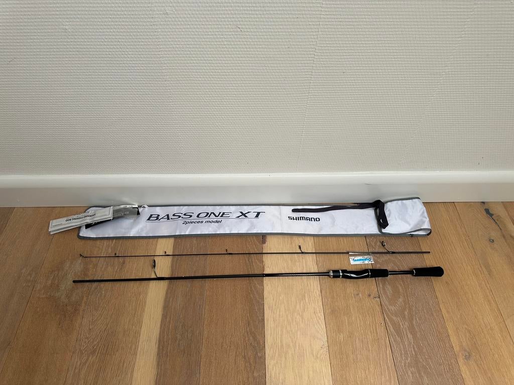 Nieuwe Shimano Bass One XT spinhengel, 1.90m & 1-5 gr, Watersport en Boten, Nieuw, Ophalen of Verzenden, Shimano, Shimano