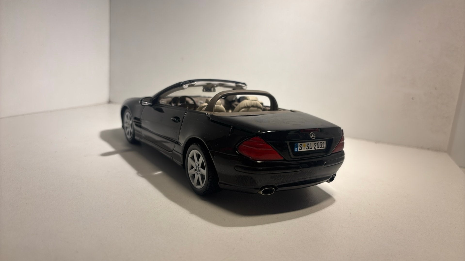 Mercedes benz sl minichamps 1.18, Ophalen of Verzenden, MiniChamps, A, A