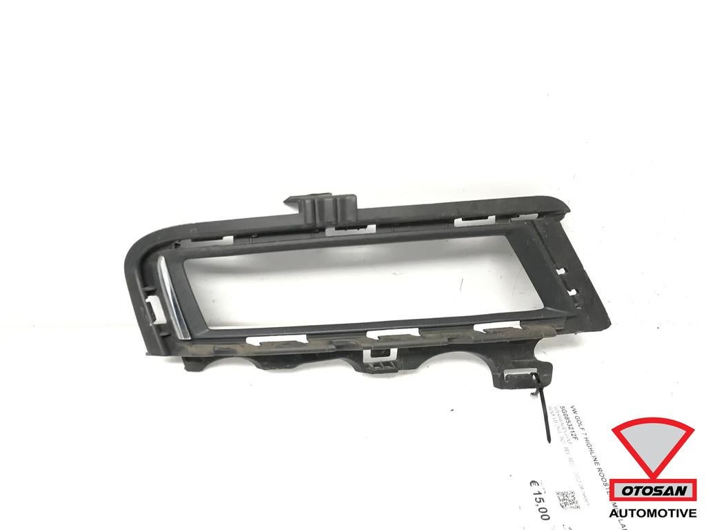 VW Golf 7 Highline Rooster Mistlamp Rechts Chroom 5G0853212F, Gebruikt, Volkswagen, Volkswagen AG, Rechts