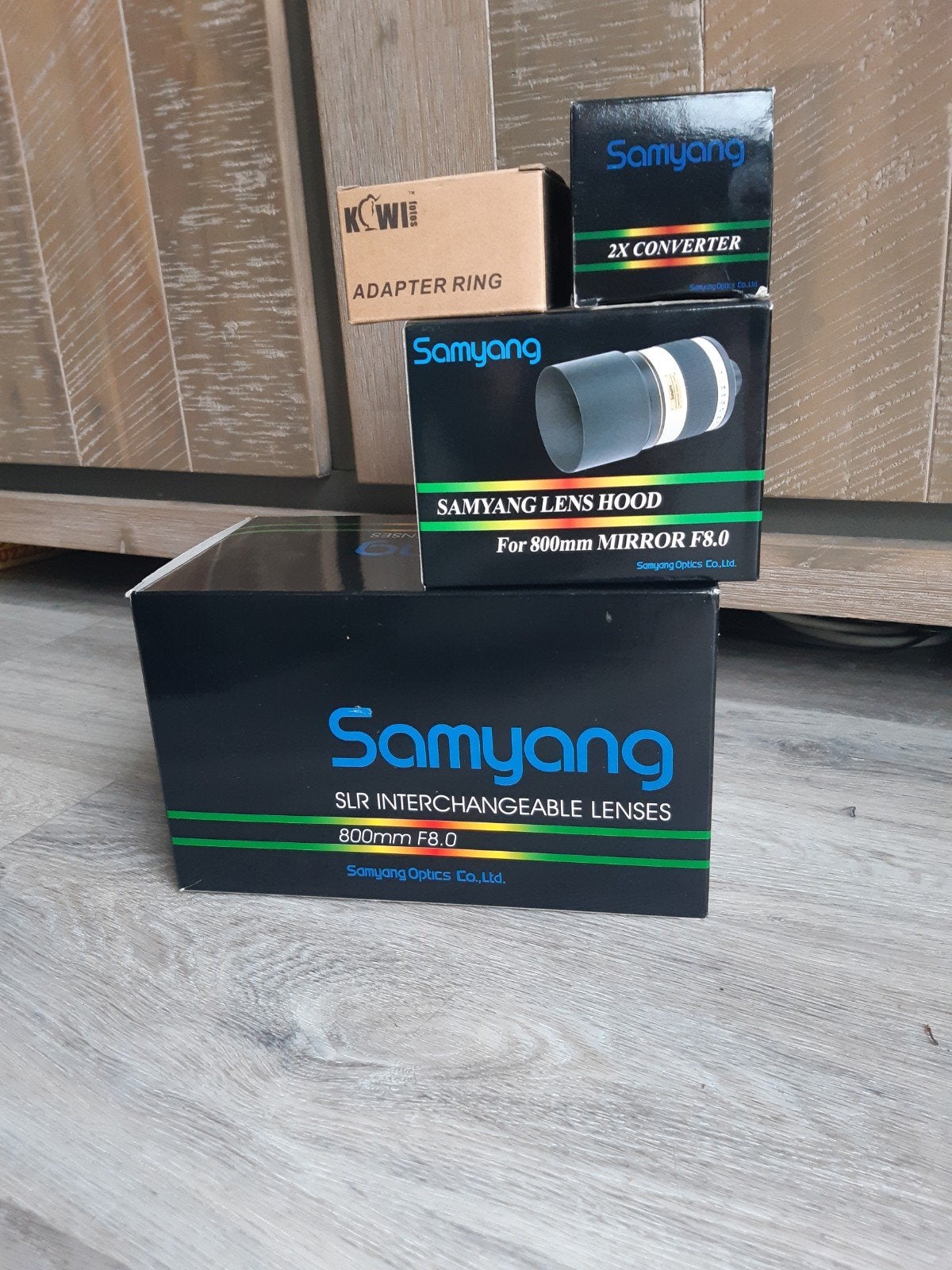 Samyang 800mm F8.0 Telelens met 2x Converter en Adapter, Ophalen