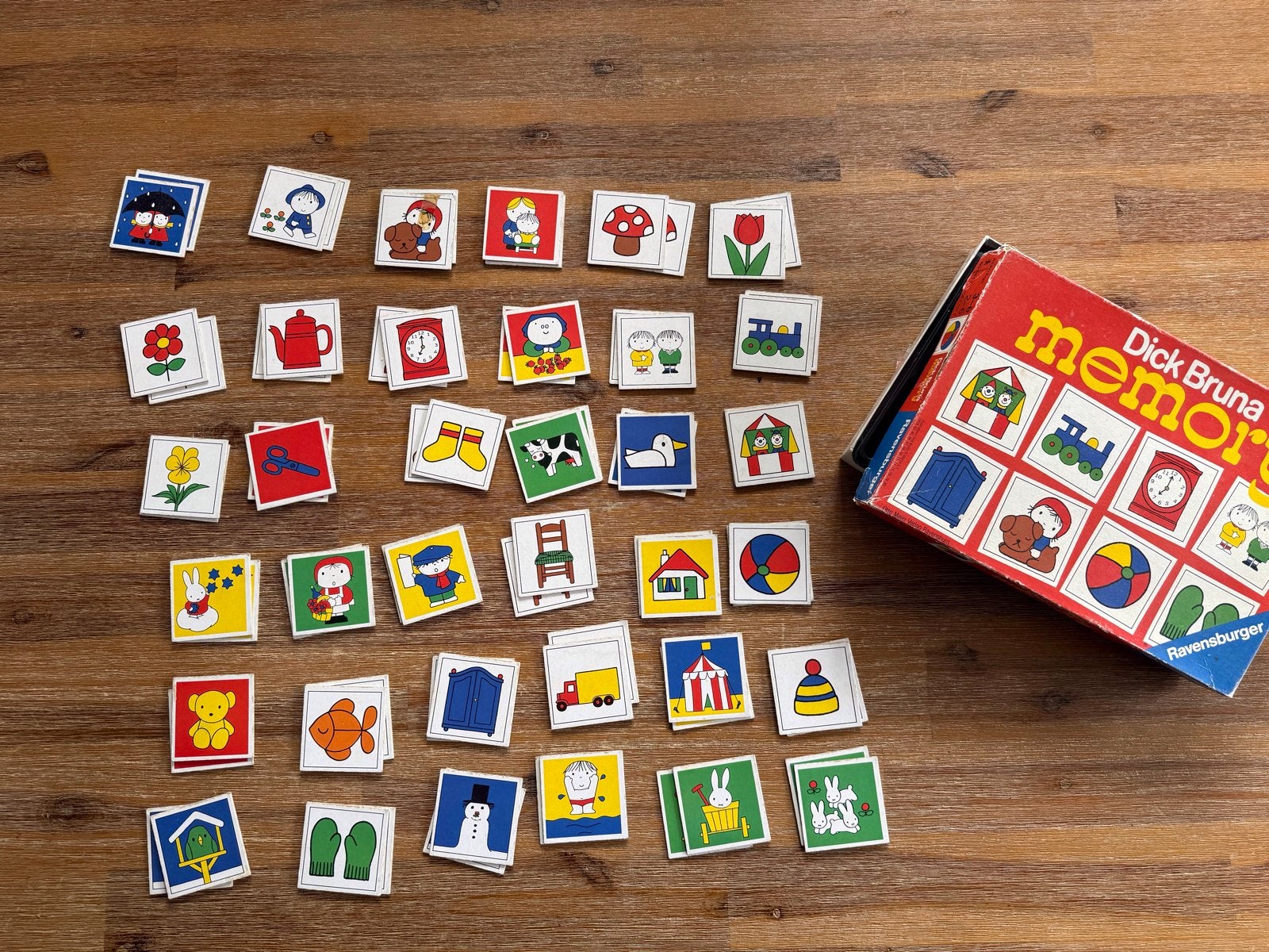 Dick Bruna Nijntje Memory Spel Ravensburger, Ophalen of Verzenden, Gebruikt, Puzzelen