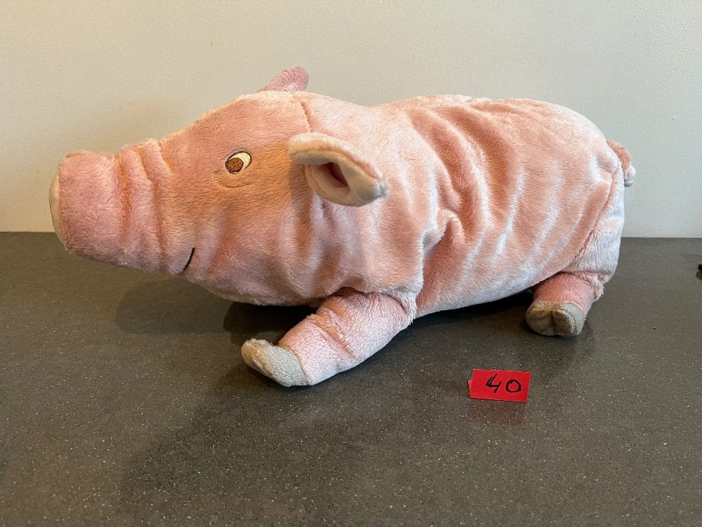 Varken knuffel (40 cm), Overige typen, Ophalen of Verzenden, Zo goed als nieuw, Middelgroot (20 tot 80 cm)