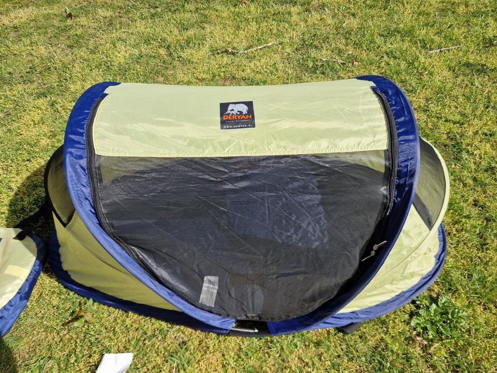 Deryan strandtentje / campingbedje, Ophalen