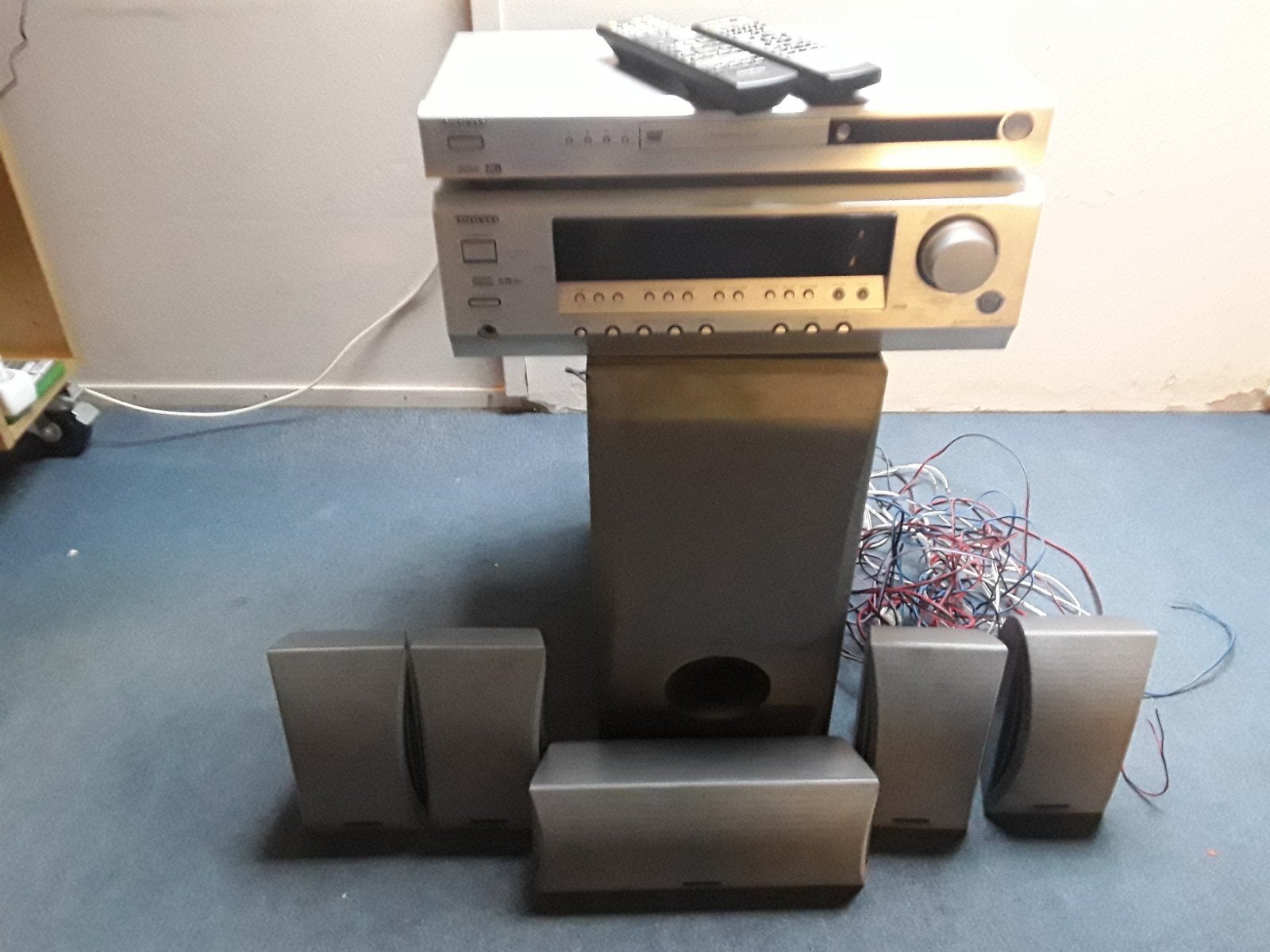 Onkyo surround set, Gebruikt, 70 watt of meer, 5.1-systeem, Overige spelers