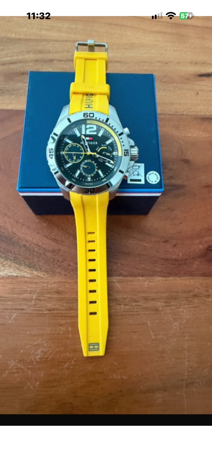 Tommy Hilfiger in nieuwstaat, een nieuwe batterij, Overige merken, Staal, Polshorloge, Overige materialen