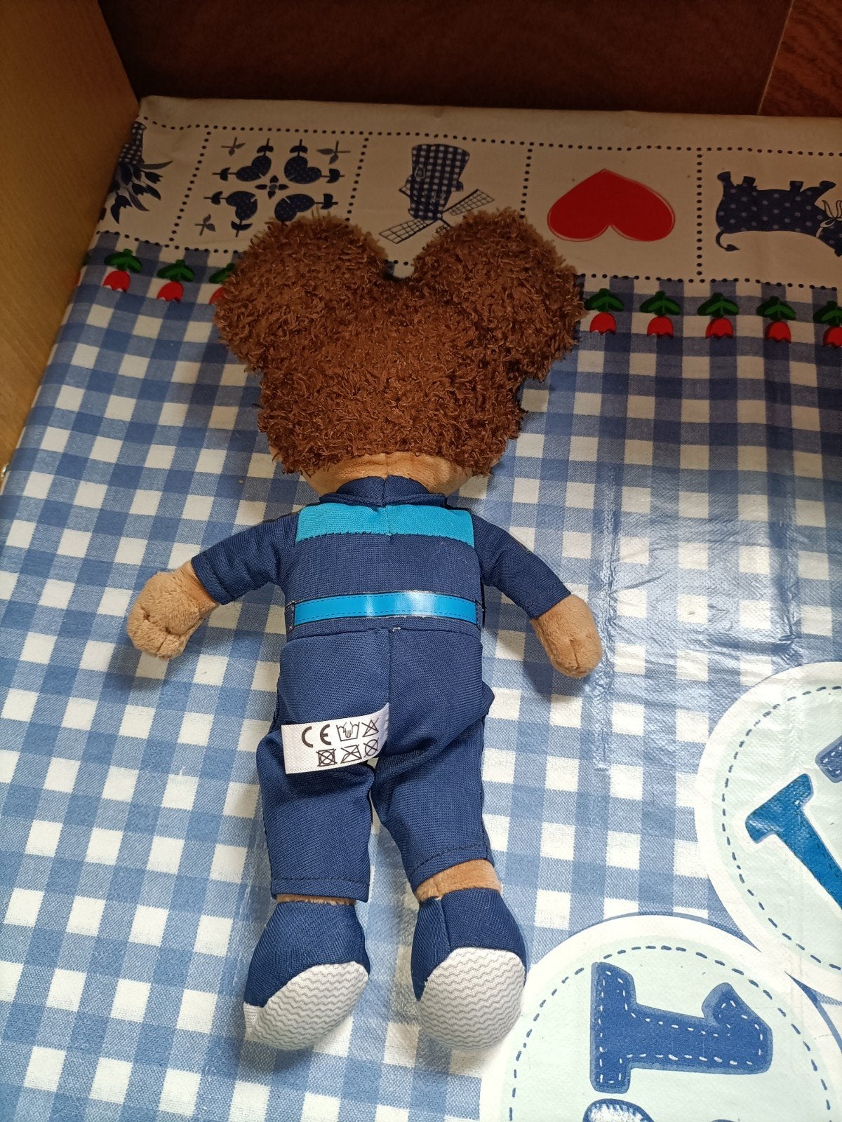 Astronaut knuffel meisje in ruimtepak ruimtevaart, Ophalen of Verzenden, Zo goed als nieuw, Overige typen