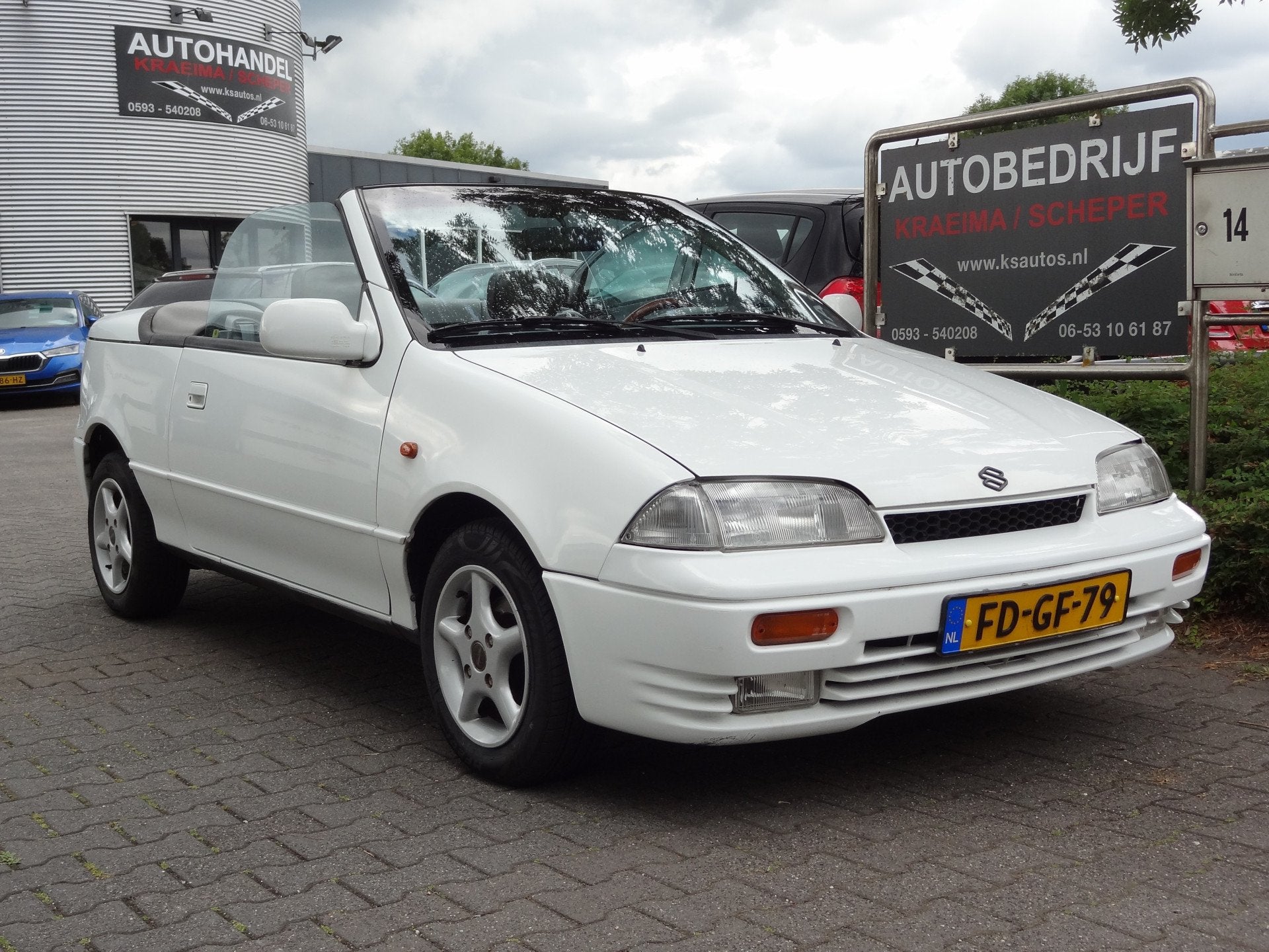 Suzuki Swift 1.3 Cabrio (bj 1994), Voorwielaandrijving, Lederen bekleding, Cabriolet, Bedrijf