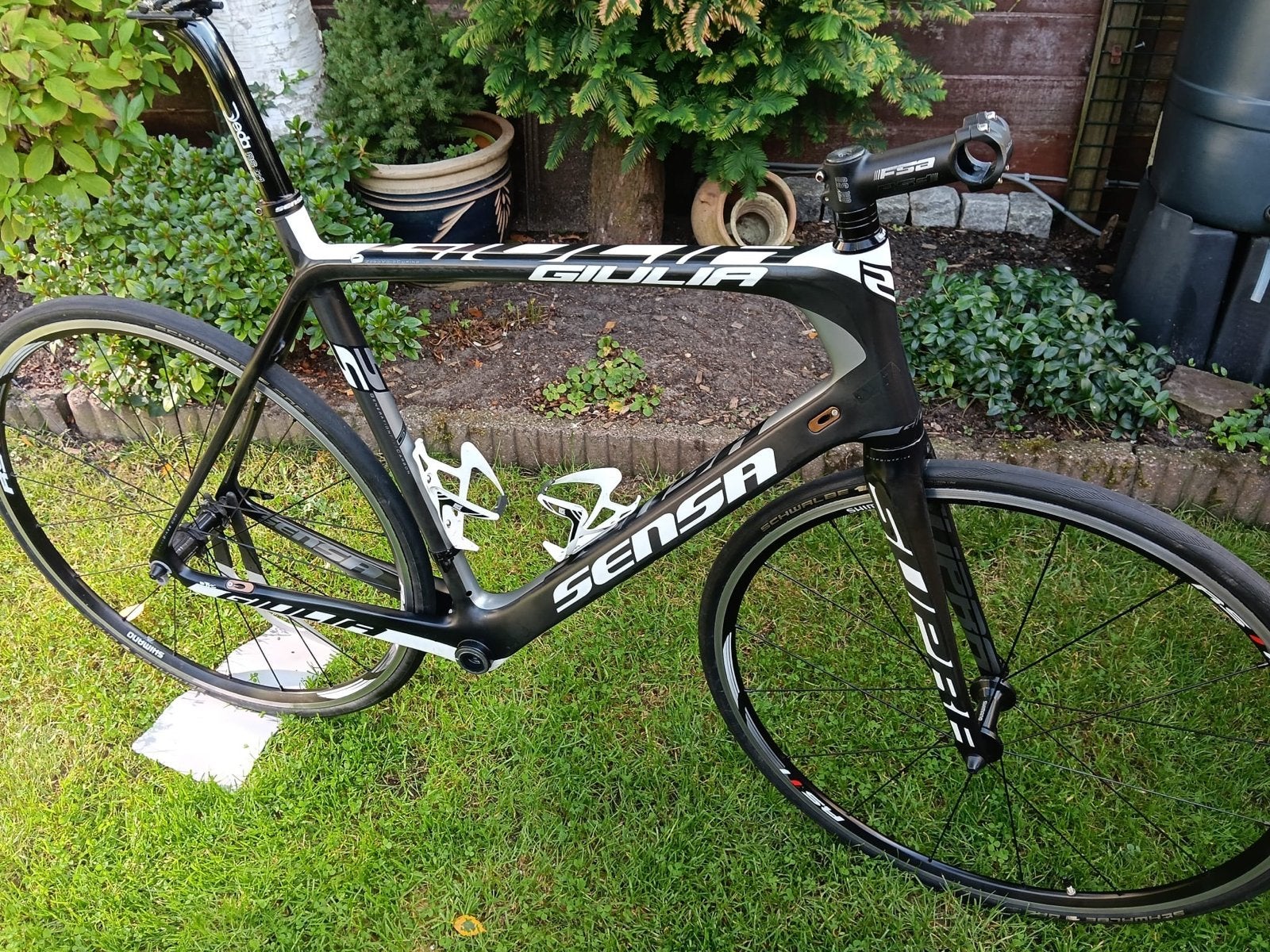 Sensa Giulia racefiets frameset 58cm, Fietsen en Brommers, 28 inch, Carbon, Zo goed als nieuw, 57 tot 61 cm