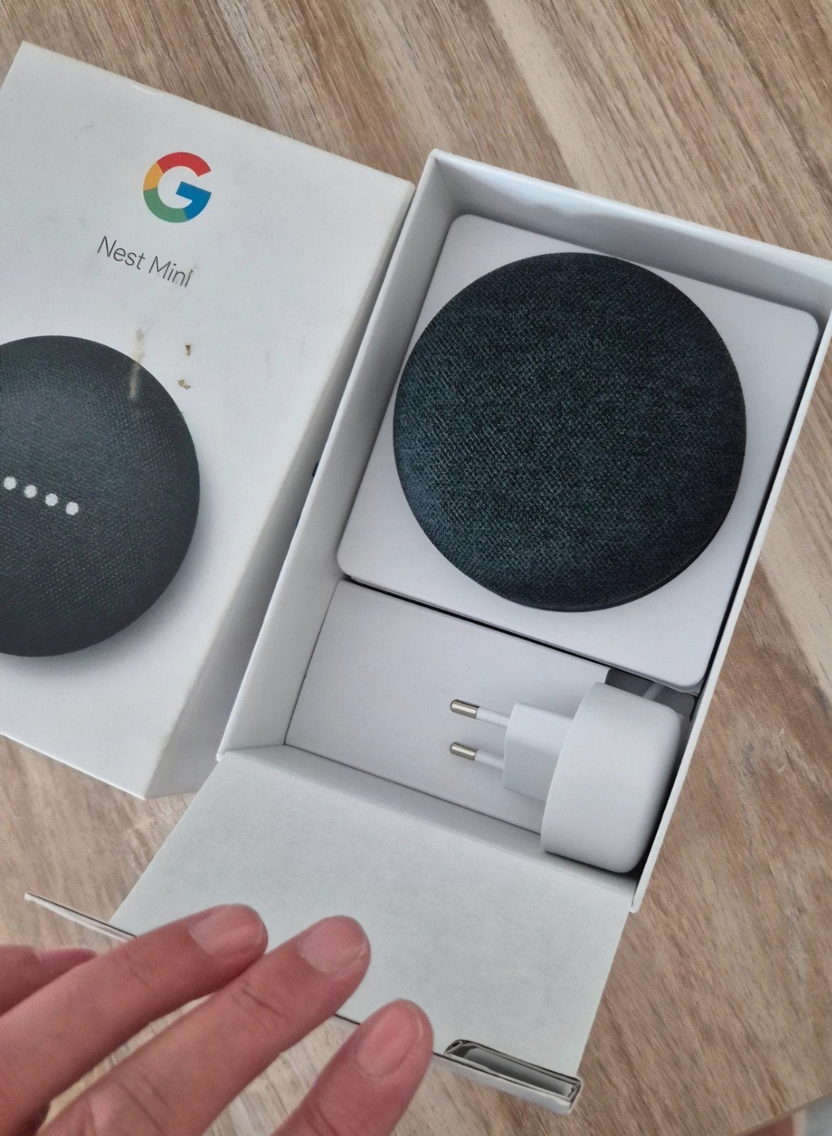 Google Nest Mini (2e generatie) - Slimme speaker, Slimme speaker, Google, Ophalen of Verzenden, Zo goed als nieuw