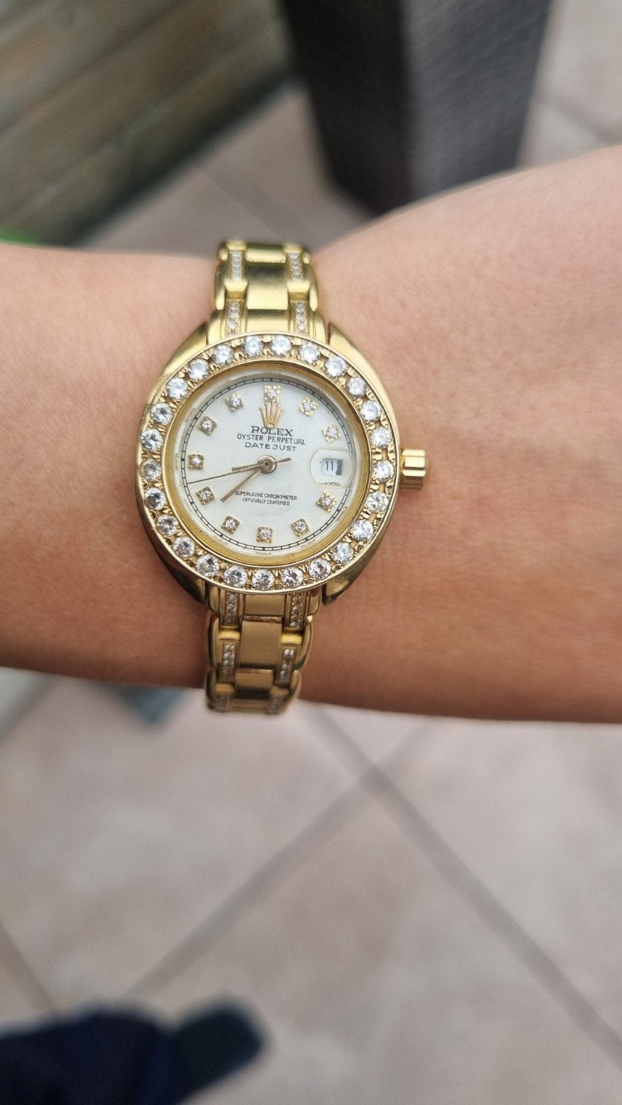 Rolex oyster  perpetual datejust, Zo goed als nieuw, Goud, Goud, Ophalen