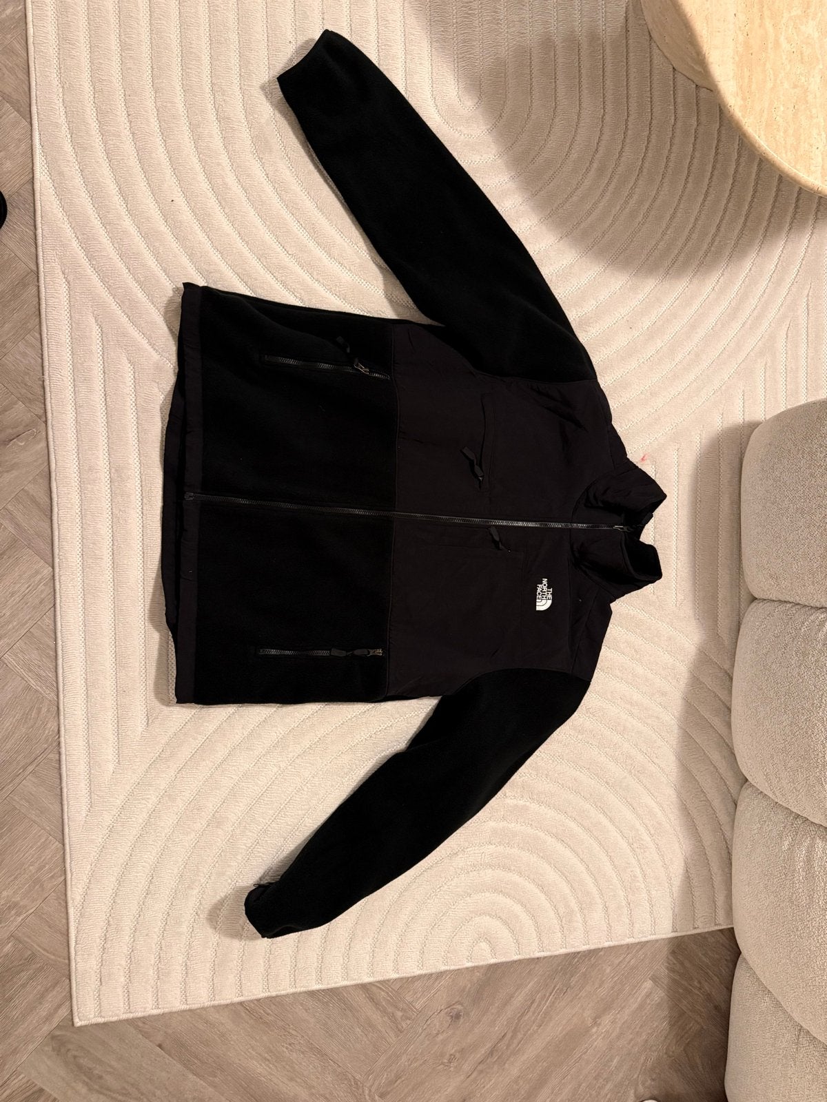 The North Face Polartec Fleece Jas Zwart XXL, Kleding | Heren, Ophalen, Zo goed als nieuw, Overige maten, Zwart