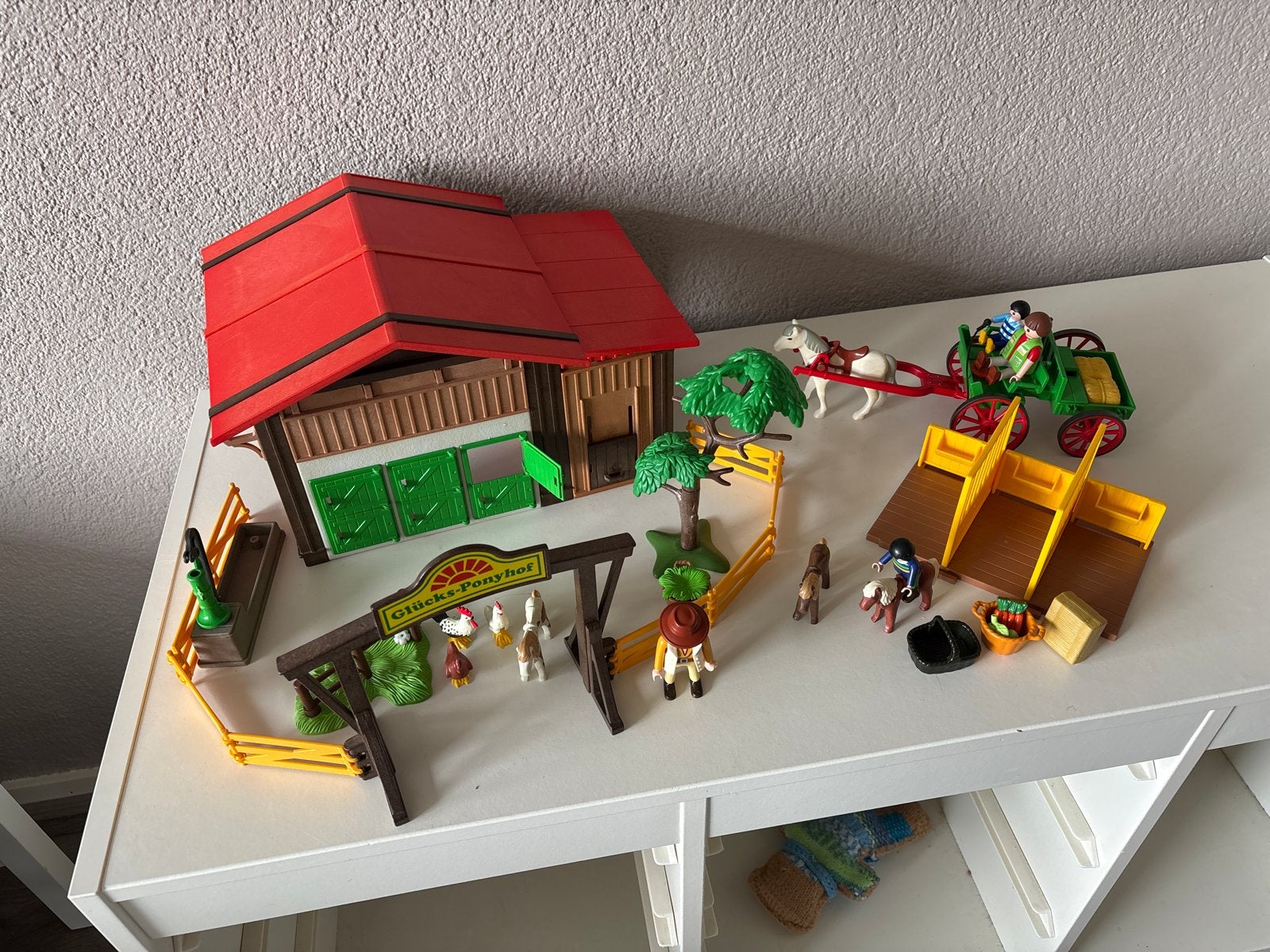Playmobil 4060 Glünks Ponyhof - Niet compleet, Kinderen en Baby's, Speelgoed | Playmobil, Gebruikt, Ophalen