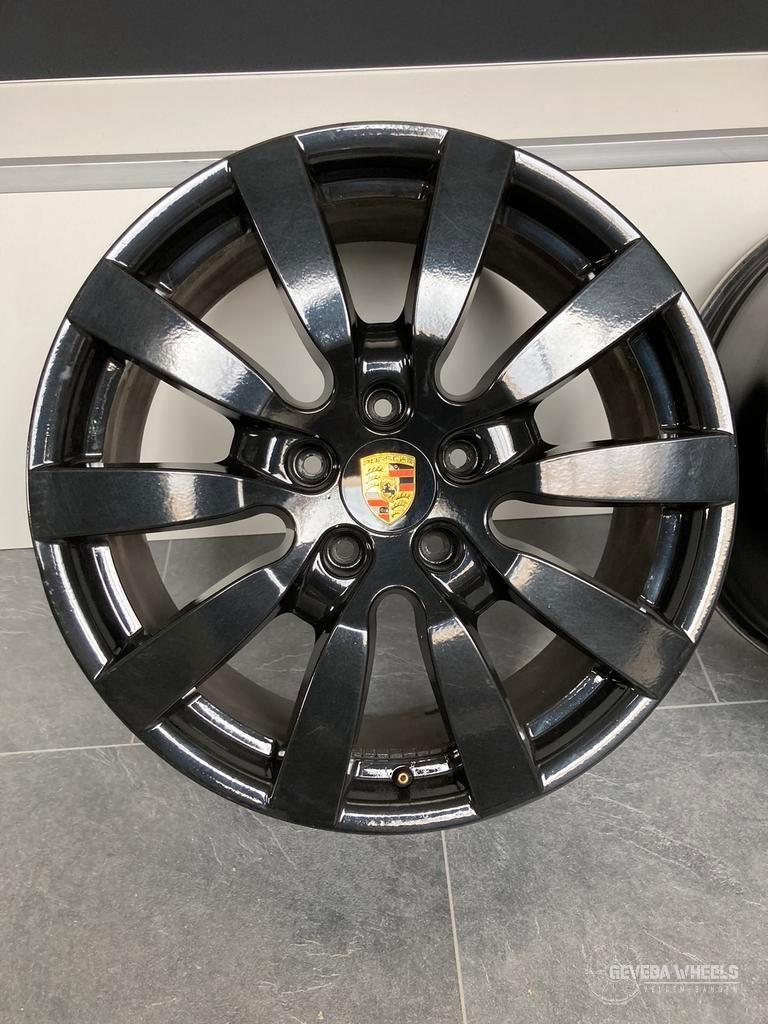 20'' zwarte originele Porsche Cayenne velgen 5x130 7PA 601 0, Gebruikt, Velg(en), -, -