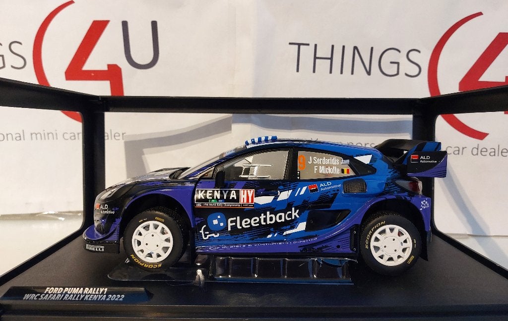 Solido 1:18 Ford Puma Rally 1 No.9, WRC Rally Kenia 2022, Ophalen of Verzenden, Nieuw, Auto, Solido