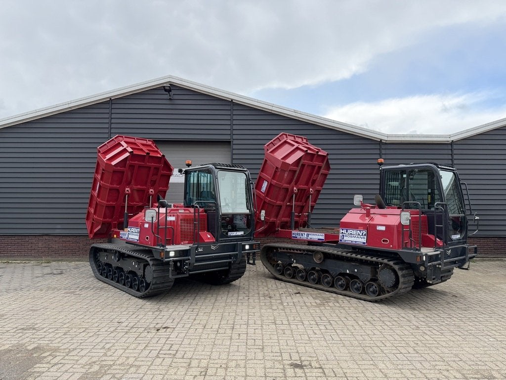 TE HUUR Yanmar C50 rupsdumper 5 kuub, Zakelijke goederen, Machines en Bouw | Transport